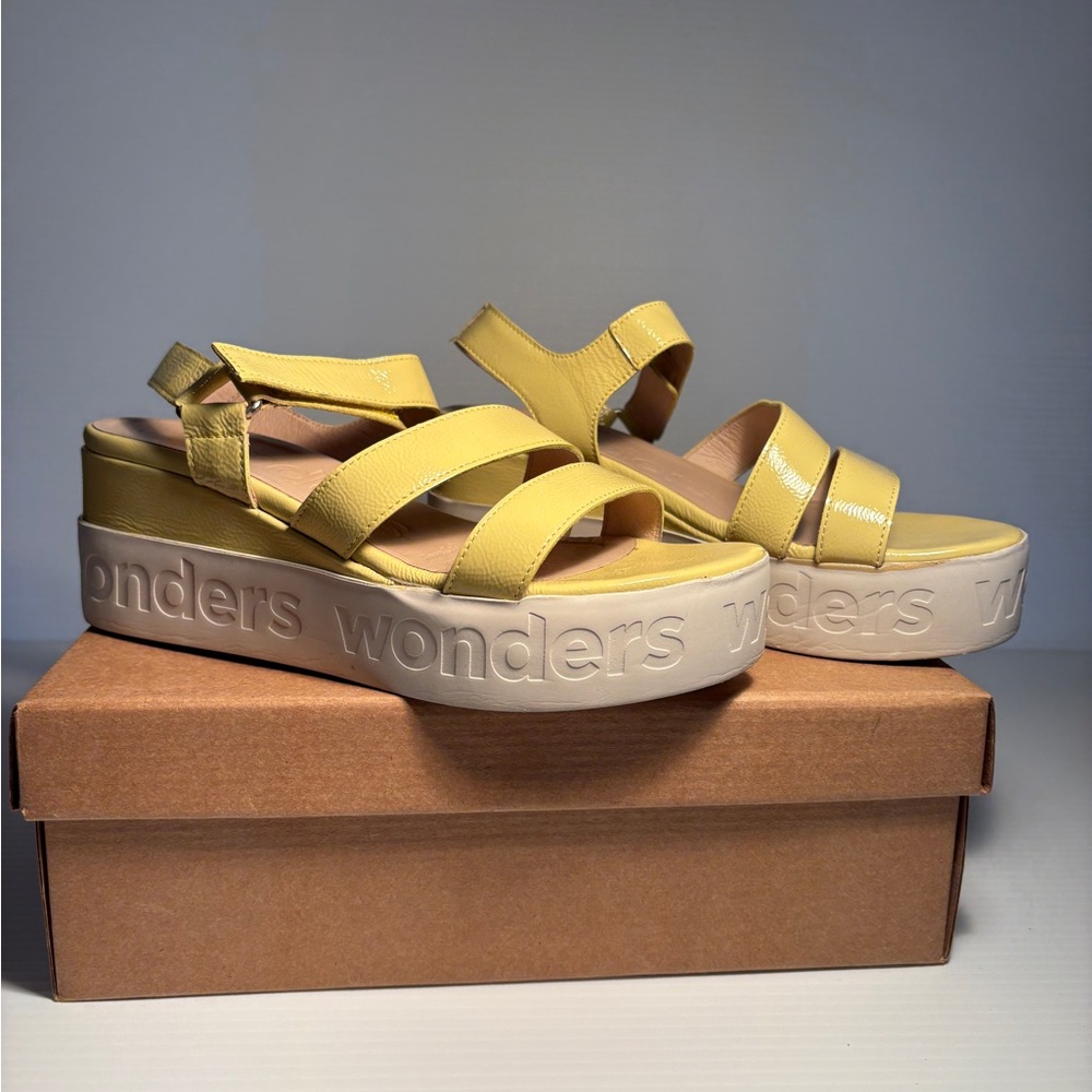 Wonders Platform Sandals 38